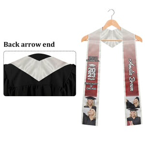 Gift For Graduation's Day, Class Of 2024 - Upload Image, Personalized Graduation Stole