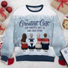 The Greatest Gift Our Parents Gave Us Was Each Other - Family Personalized Custom  Ugly Sweatshirt - Unisex Wool Jumper - Christmas Gift For Siblings, Brothers, Sisters