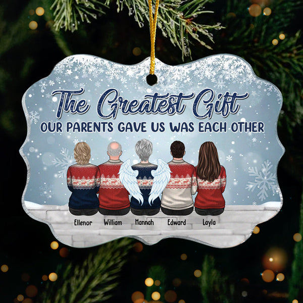 Keepsake Acrylic Ornament Brothers & Sisters Never Apart