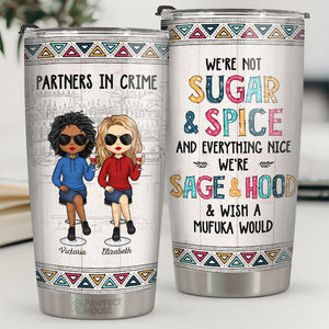 Hey, Another Year Of Bonding Over Alcohol - Bestie Personalized Custom Tumbler - Gift For Best Friends, BFF, Sisters