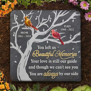 Though We Can't See You, You Are Always By Our Side - Personalized Memorial Stone, Human Grave Marker - Memorial Gift, Sympathy Gift
