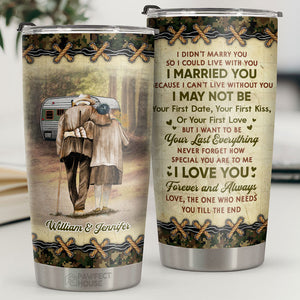 Never Forget How Special You Are To Me - Personalized Tumbler - Gift For Couple, Husband Wife, Anniversary, Engagement, Wedding, Marriage Gift