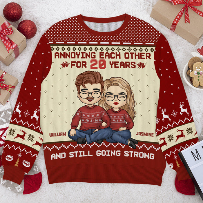 Husband wife christmas on sale sweaters