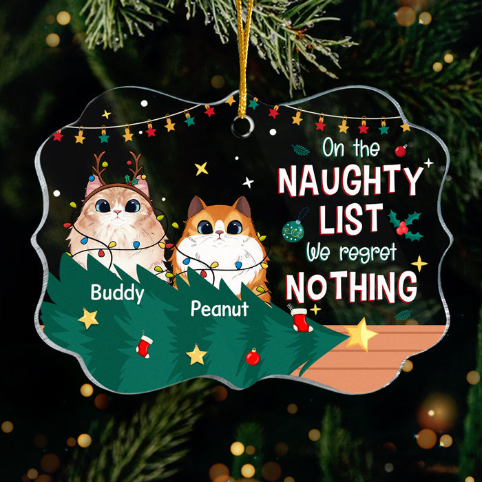I've Been A Very Good Cat/Dog This Year - Personalized Custom Benelux Shaped Acrylic Christmas Ornament - Upload Image, Gift For Pet Lovers, Christmas Gift