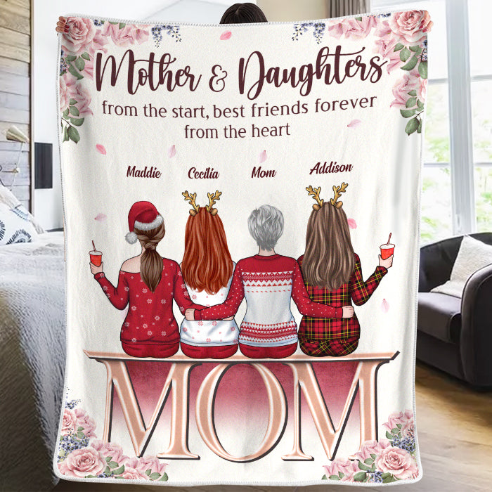 We Love You, Mom - Personalized Custom Blanket - Gift For Family, Christmas  Gift