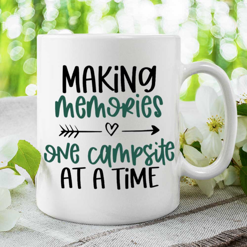 Making Campsite Memories, Personalized Camping Travel Mug, Gift