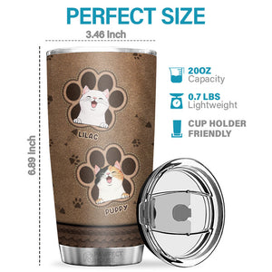 My Cats Think I'm Awesome - Personalized Tumbler - Gift For Cat Lovers, Cat Owners, Cat Gift, Gift For Pet Lovers