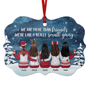 We're Like A Really Small Gang - Personalized Custom Benelux Shaped Wood Christmas Ornament - Gift For Bestie, Best Friend, Sister, Birthday Gift For Bestie And Friend, Christmas Gift