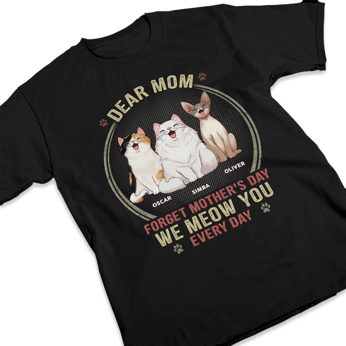 Meow You Every Day - Cat Personalized Custom Unisex T-shirt, Hoodie, Sweatshirt - Father's Day, Gift For Pet Owners, Pet Lovers