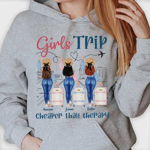 Girls Trip For The Best Summer Ever - Personalized Unisex T-shirt, Hoodie - Gift For Bestie