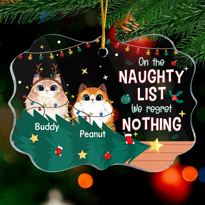 I've Been A Very Good Cat/Dog This Year - Personalized Custom Benelux Shaped Acrylic Christmas Ornament - Upload Image, Gift For Pet Lovers, Christmas Gift