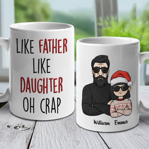 Like Father Like Daughter, Like Mother Like Son, Best Friends For Life - Personalized Mug.