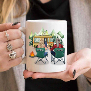 Making Memories One Campsite At A Time - Gift For Camping Couples, Personalized Mug.