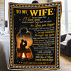 I Wish I Could Turn Back The Clock & Love You Longer  - Couple Blanket - Valentine Gift For Wife From Husband
