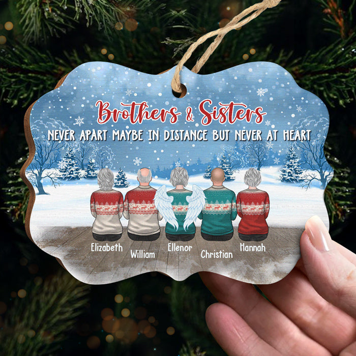 This Is Us - A Little Bit Of Crazy, A Little Bit Of Loud And A Whole Lot Of Love - Family Personalized Custom Ornament - Wood Benelux Shaped - Christmas Gift For Siblings, Brothers, Sisters