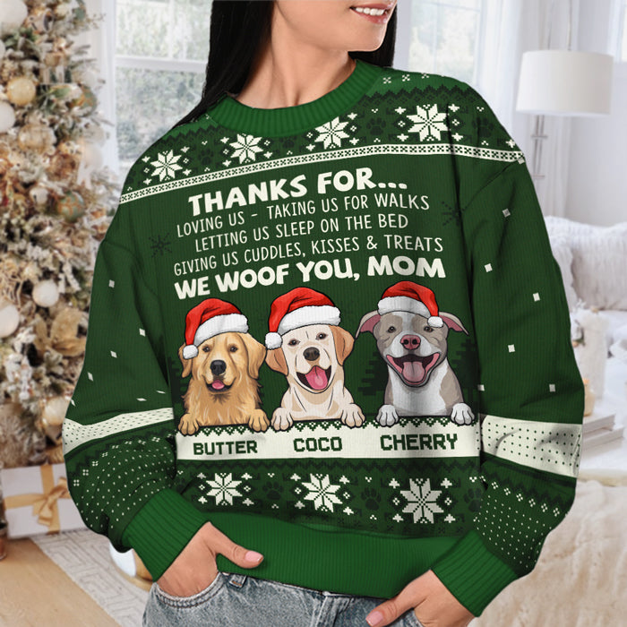 Personalized Christmas Gift For Dog Lovers, Xmas Dog Blanket