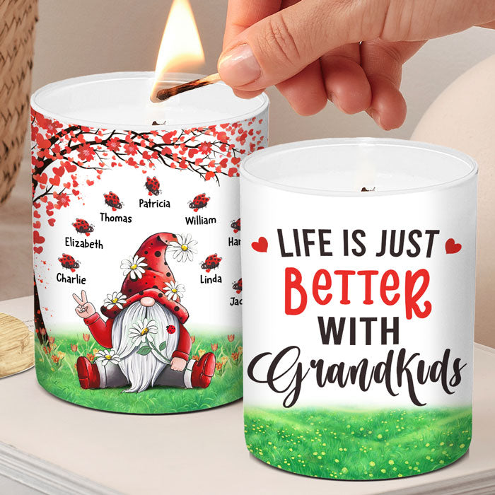 Every House Needs A Grandmother In It - Family Personalized Custom Smokeless Scented Candle - Mother's Day, Birthday Gift For Grandma
