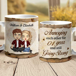 Annoying Each Other For So Many Years And Still Going Strong - Gift For Couples, Personalized Mug.