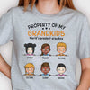 Property Of My Grandkids And World's Greatest Grandma - Gift For Grandma, Personalized Unisex T-shirt, Hoodie