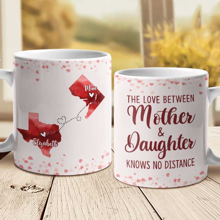 Custom Coffee Mug the Love Between A Mother and Son Knows No