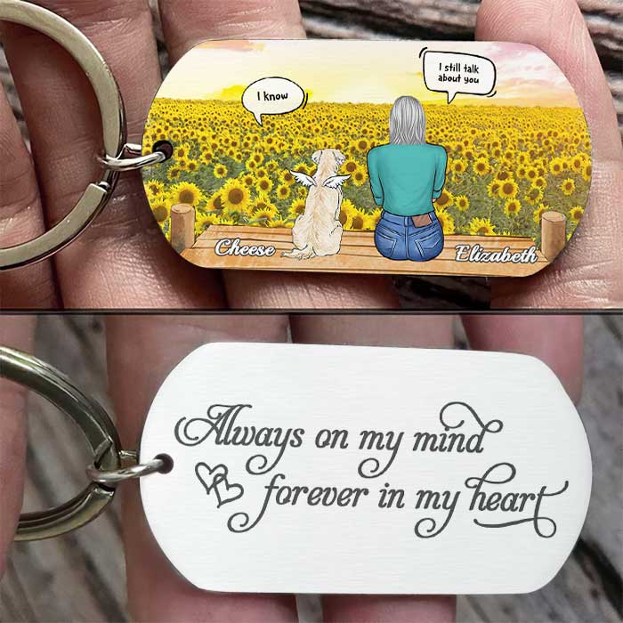 Forever In My Heart - Personalized Keychain