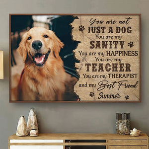 You're My Therapist - Personalized Horizontal Poster - Upload Image, Gift For Pet Lovers