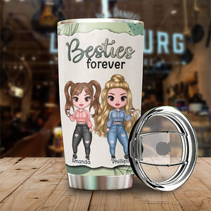 Because Of You, I Smile A Lot More - Personalized Tumbler.