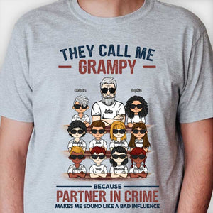 They Call Me Grandpa - Personalized Unisex T-Shirt, Hoodie.