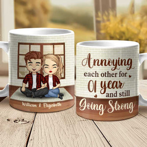 We Are Still Going Strong - Gift For Couples, Personalized Mug.