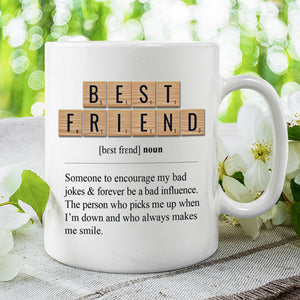 You Always Make Me Smile - Upload Image, Gift For Besties - Personalized Mug.