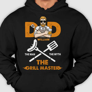 The Grill Master - Gift for Dads - Personalized Unisex T-Shirt.