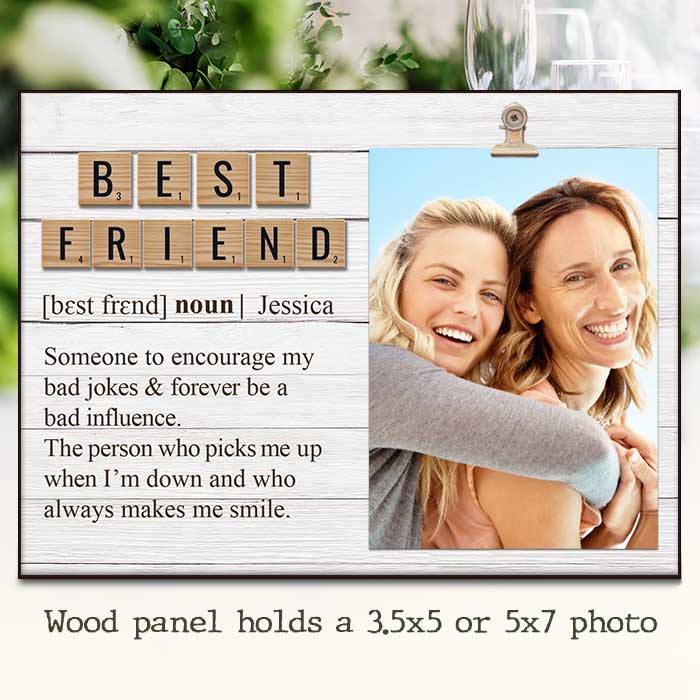 You Know I'm Completely Insane But Love Me Anyway - Gift For Besties, Personalized Photo Frame.