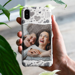 We'll Be Together Forever - Upload Image, Gift For Couples - Personalized Phone Case.