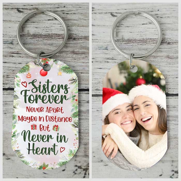 Being My Friend Is Really The Only Gift You Need - Upload Photo - Personalized Keychain.
