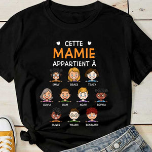 Cette Mamie Appartient À - Personalized Unisex T-Shirt.