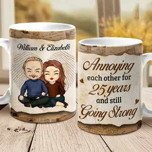 Annoying Each Other For So Many Years And Still Going Strong - Gift For Couples, Personalized Mug.