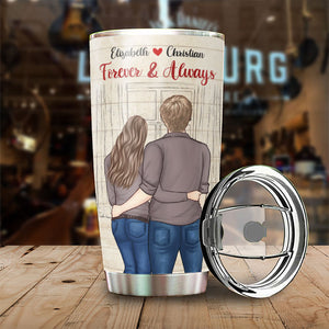 Wife To Husband - I Cannot Live Without You - Gift For Couples, Husband Wife, Personalized Tumbler.