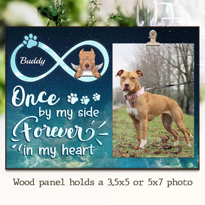 Once By My Side, Forever In My Heart - Personalized Photo Frame.