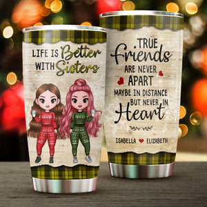 Life Is Better With Sisters - This Is Us - Personalized Tumbler.