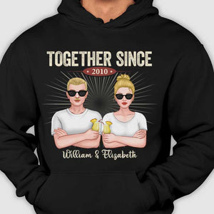 We Have Been Together Since The Last Decade - Gift For Couples, Husband Wife - Personalized T-shirt, Hoodie