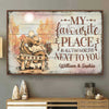 My Favourite Place - Personalized Horizontal Poster