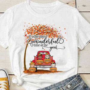 Some Little Pumpkins For The Most Wonderful Time of The Year - Personalized Unisex T-Shirt, Halloween Ideas..