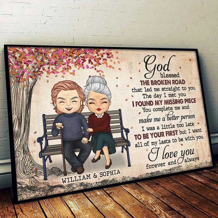 You Are My Missing Piece Couple Gift Personalized Poster - Woohops