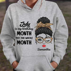 My Birthday Month - Personalized Unisex T-Shirt.