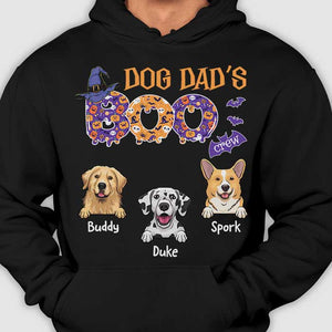Dog Dad & Mom's Boo - Personalized Unisex T-Shirt, Halloween Ideas..