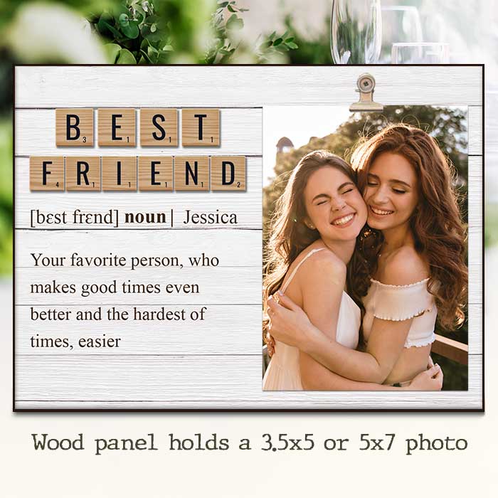 You Know I'm Completely Insane But Love Me Anyway - Gift For Besties, Personalized Photo Frame.