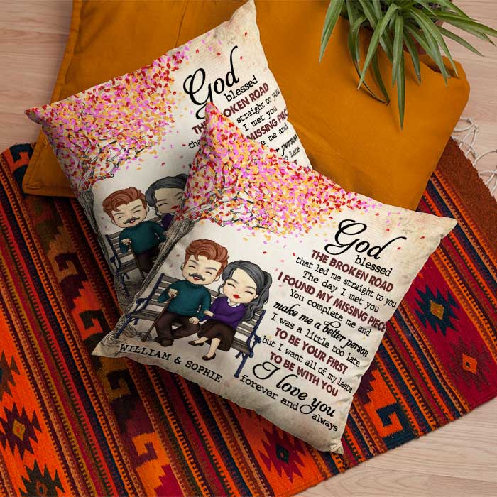 All Of My Lasts To Be With You - Gift For Couples, Personalized Pillow (Insert Included).