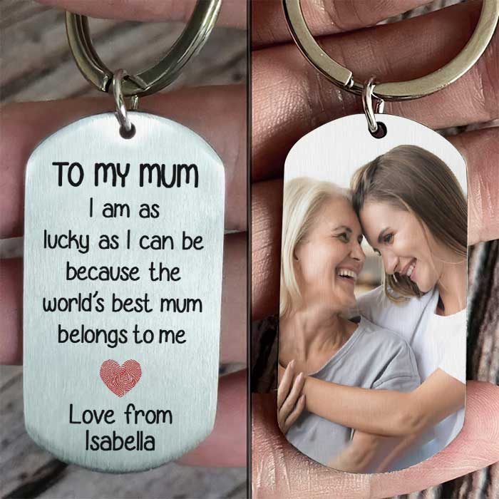 Mother's Day Gifts, Mom Gifts from Son Daughter for Birthday, I'll Always  Be Your Little Boy, You Will Always Be My World - Best Mom Ever Keychain  for Mom Valentine's Day Christmas