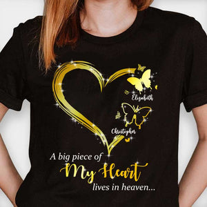 A Big Piece Of My Heart - Personalized Unisex T-Shirt.