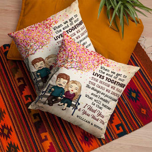 We Had Each Other - Gift For Couples, Personalized Pillow (Insert Included).